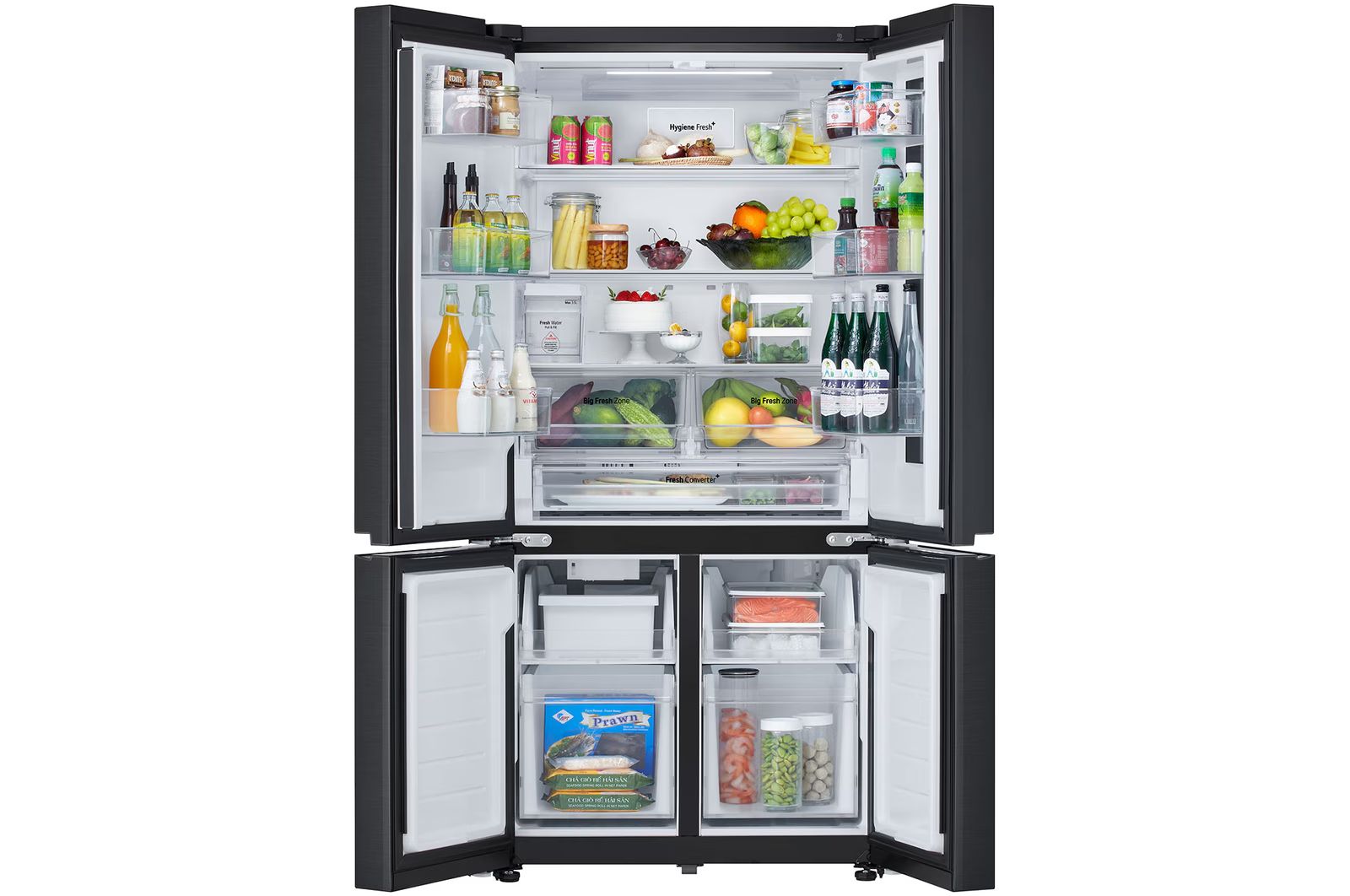Các khay ngăn sử dụng kính cường lực có độ bền cao