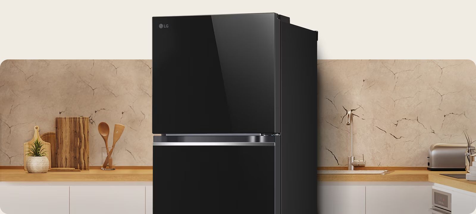 Phần tay ẩn thiết kế dạng ẩn, dễ cầm nắm