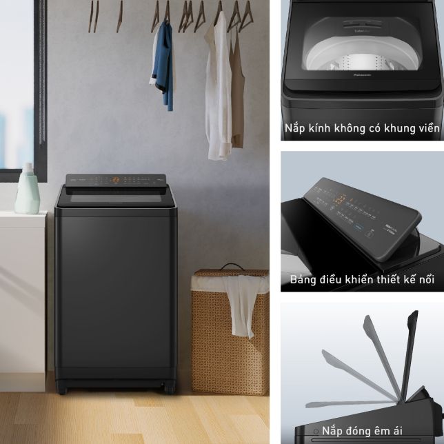 Bảng điều khiển thiết kế nút nhấn với màn hình hiển thị sắc nét