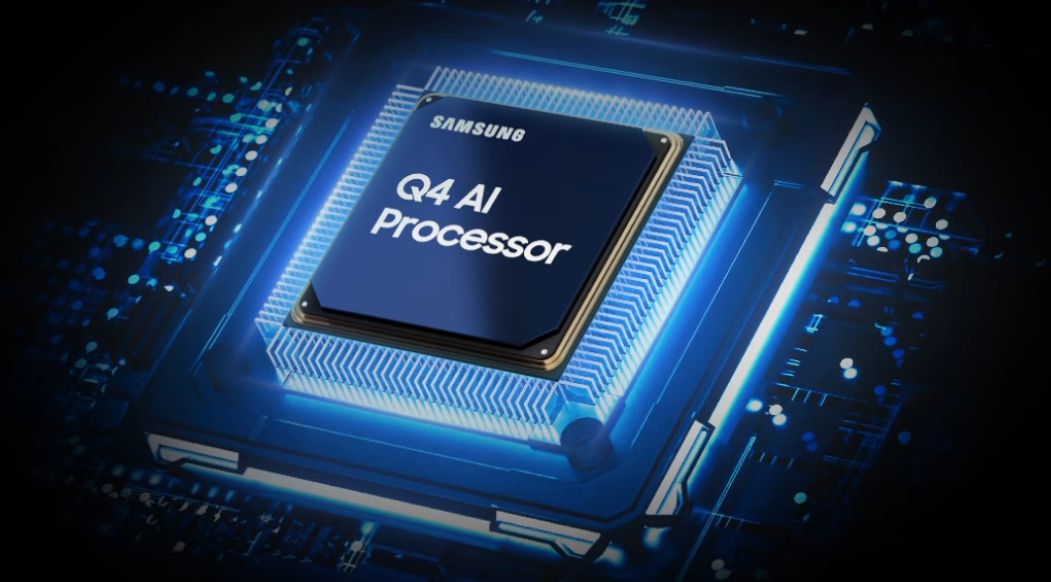 Bộ xử lý AI Q4 tích hợp trên tivi Samsung QA50QEF1