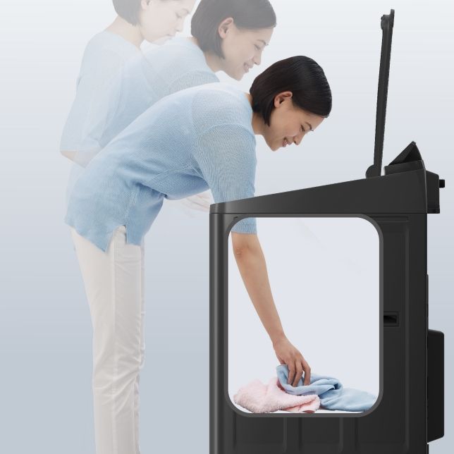 Máy thiết kế với chiều cao phía trước thấp hơn