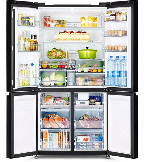 Tổng kho điều hòa, điện máy miền Bắc tại Hà Nội Ngăn đá và ngăn mát được thiết kế khá rộng rãi và khoa học