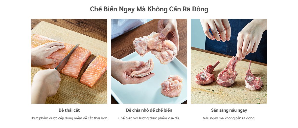 Tổng kho điều hòa, điện máy miền Bắc tại Hà Nội Chế độ đông mềm với nhiệt độ xếp xỉ -3 độ C