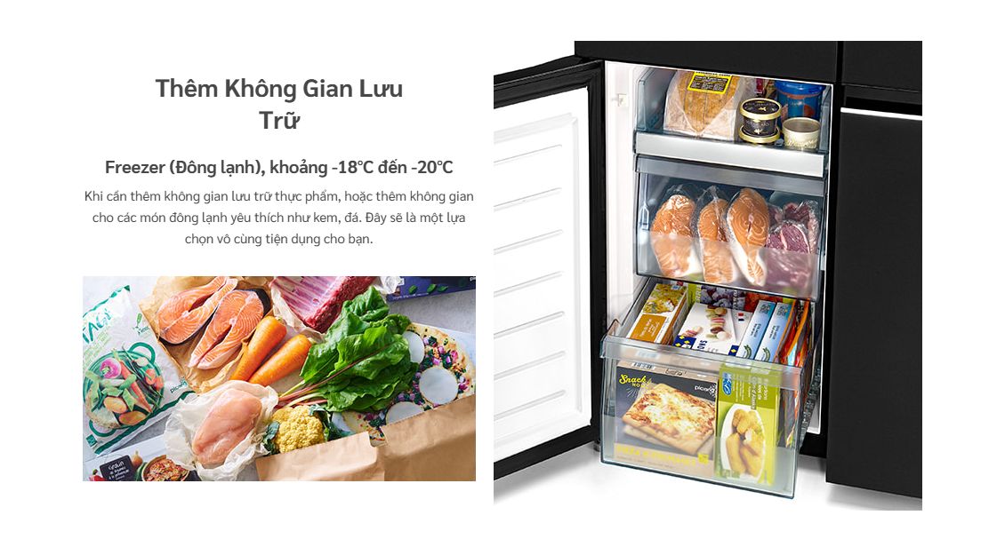 Tổng kho điều hòa, điện máy miền Bắc tại Hà Nội Thêm không gian lưu trữ, đáp ứng nhu cầu bảo quản thực phẩm đa dạng, hiệu quả