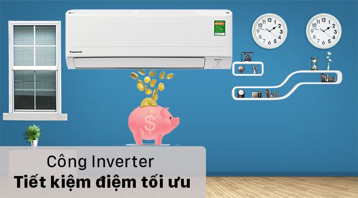 Điều hòa Inverter có thể vận hành ở công suất tối đa để làm mát,