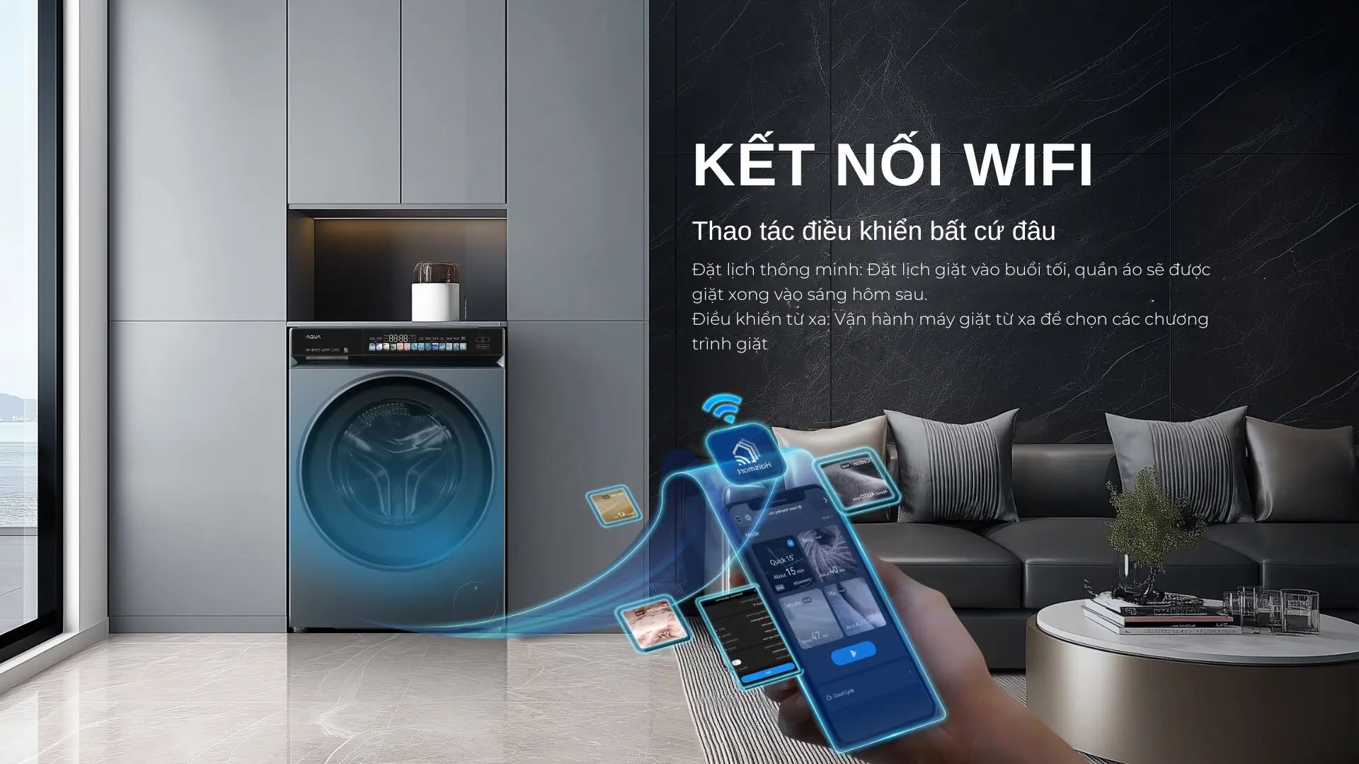 Kết nối điều khiển từ xa qua Wifi
