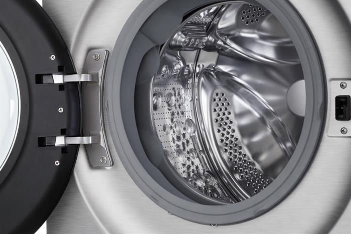 Lồng giặt sử dụng thép không gỉ bền bỉ, tiết kiệm điện 