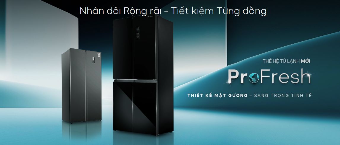 Tổng kho điều hòa, điện máy miền Bắc tại Hà Nội Tổng quan chung về tủ lạnh Casper RM-D430GBS 430 lít Multi Door 4 cánh