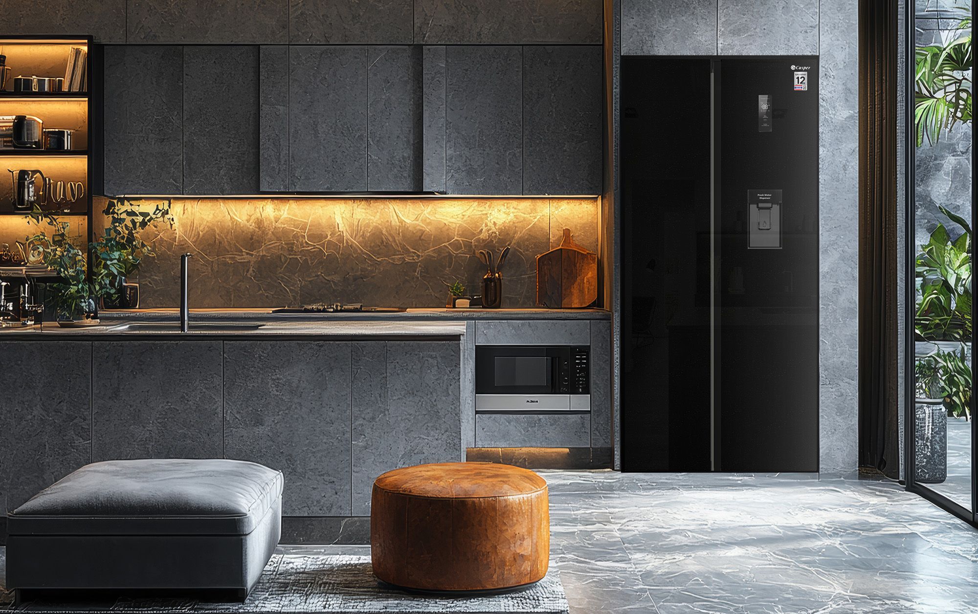 RS-D530SBS gây ấn tượng bởi kiểu dáng thiết kế hiện đại, tinh tế