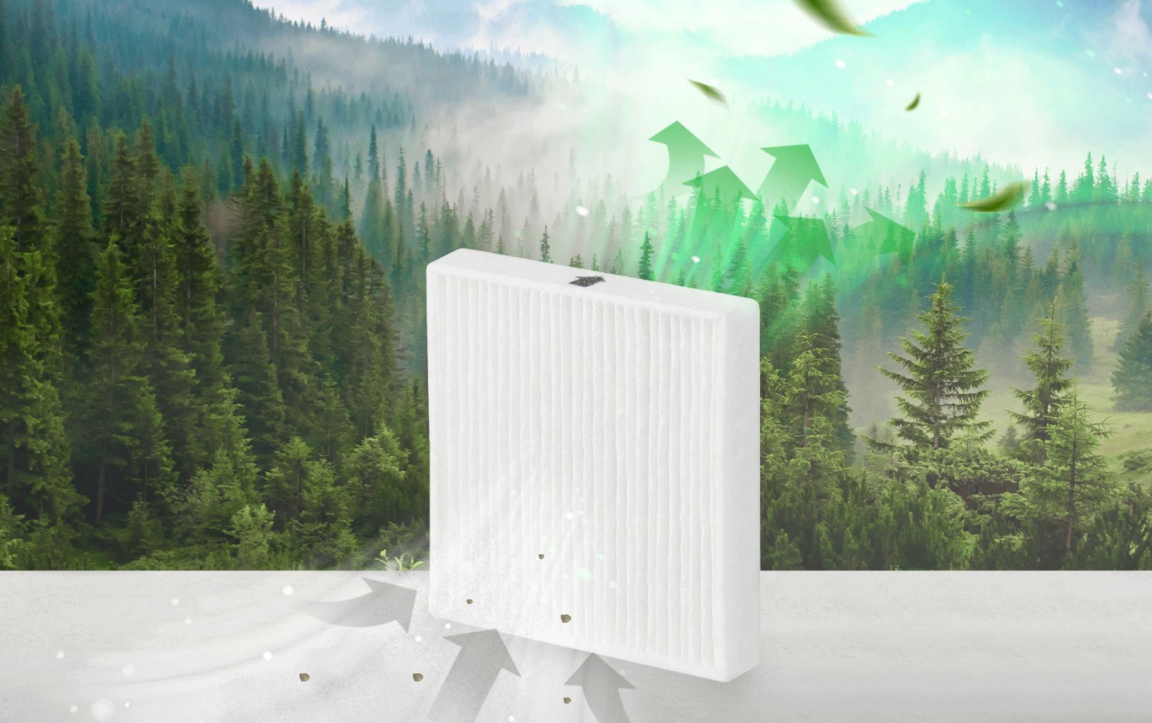 Tấm lọc không khí HEPA đạt tiêu chuẩn PM2.5