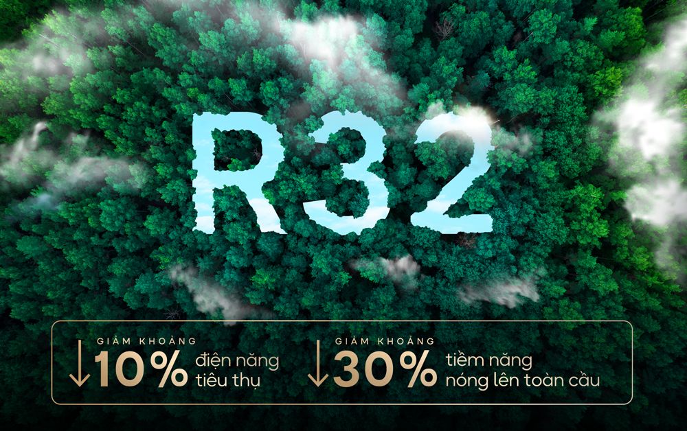 Môi chất làm lạnh R32 thân thiện với môi trường