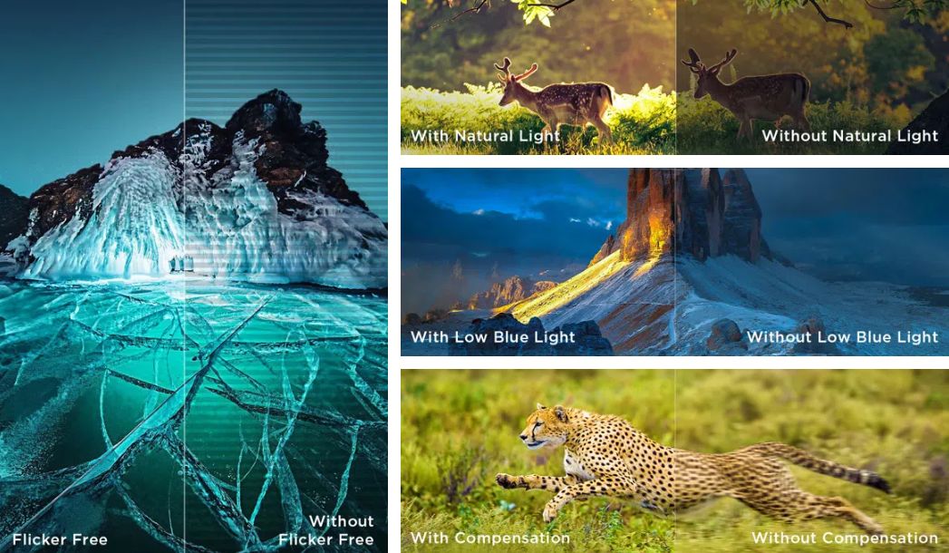 Tổng kho điều hòa, điện máy miền Bắc tại Hà Nội Bảo vệ mắt người xem với một loạt công nghệ chăm sóc mắt