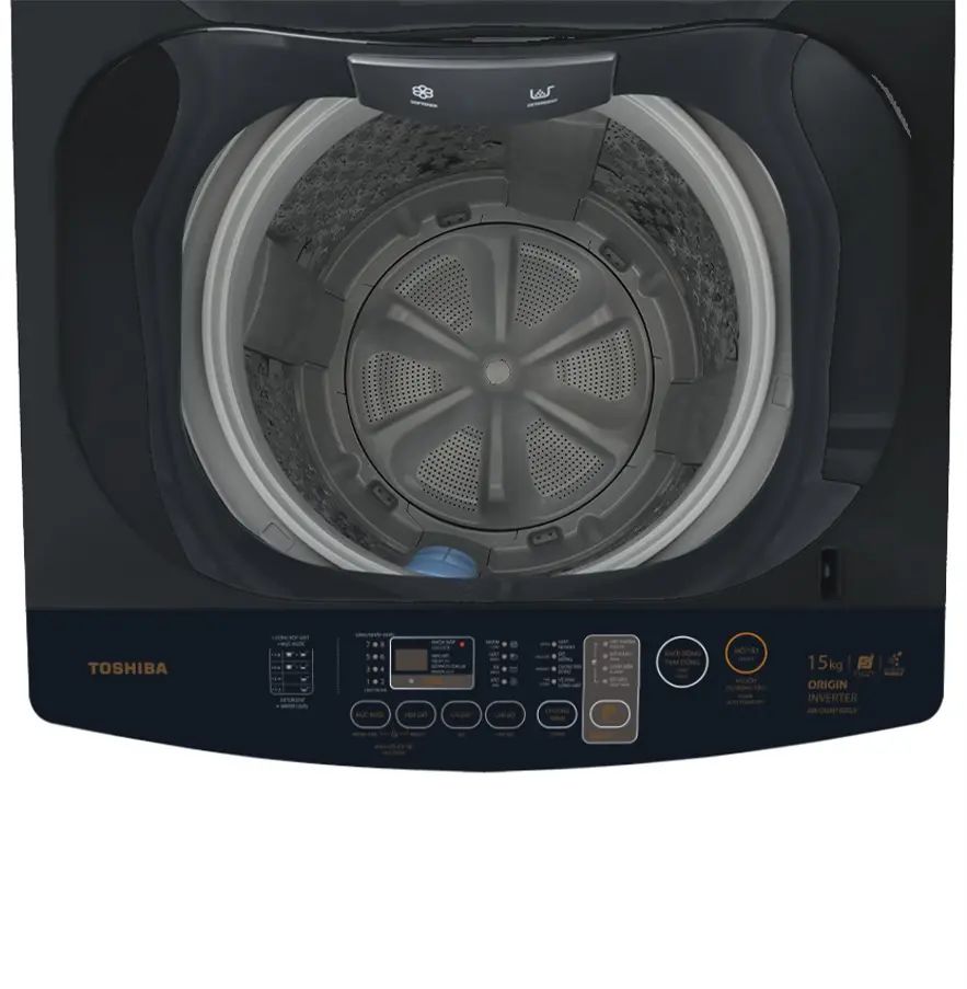 Toshiba AW-DM1600LV(SG) 15 kg inverter lồng đứng còn tích hợp 8 chương trình giặt