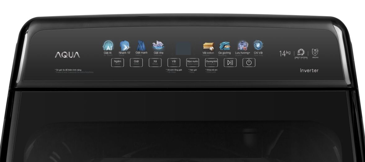 Tổng kho điều hòa, điện máy miền Bắc tại Hà Nội Bảng điều khiển nút bấm kết hợp hiển thị LED hiện đại