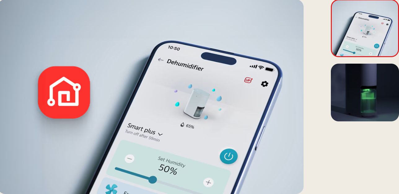 Dễ dàng theo dõi và kiểm soát qua ứng dụng LG ThinQ