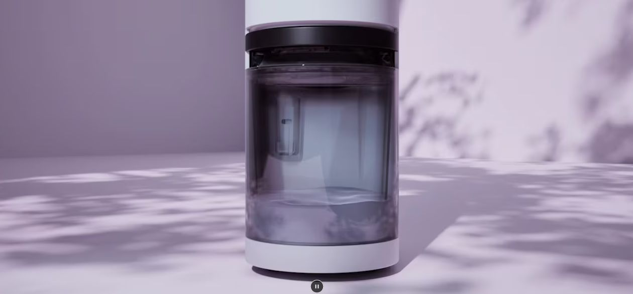 Với cảm biến bình chứa nước, đèn trên bảng điều khiển sẽ nhấp nháy để cảnh báo