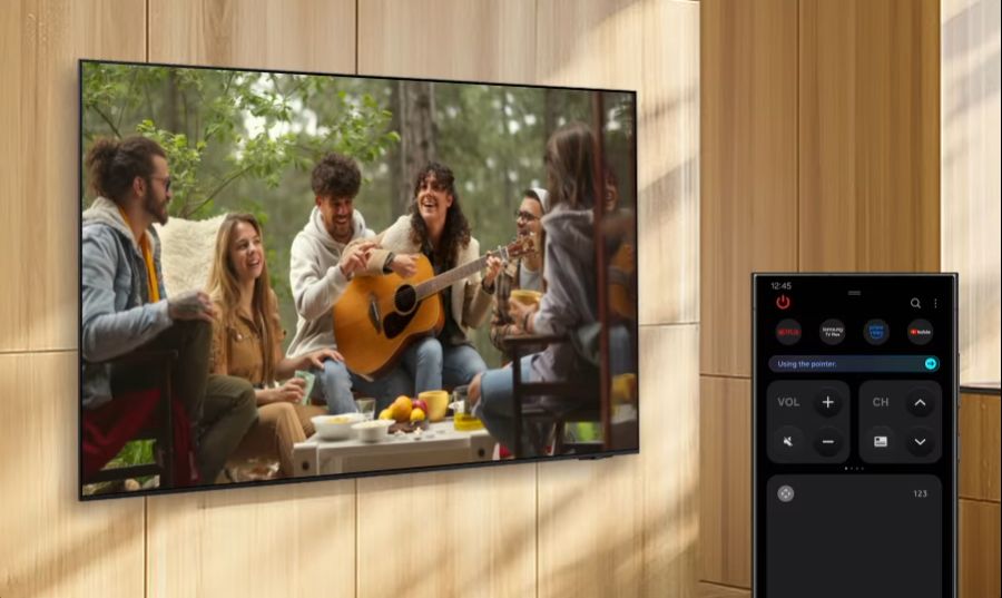 Điều khiển tivi bằng điện thoại thông qua thiết bị di động nhờ chế độ Quick Remote