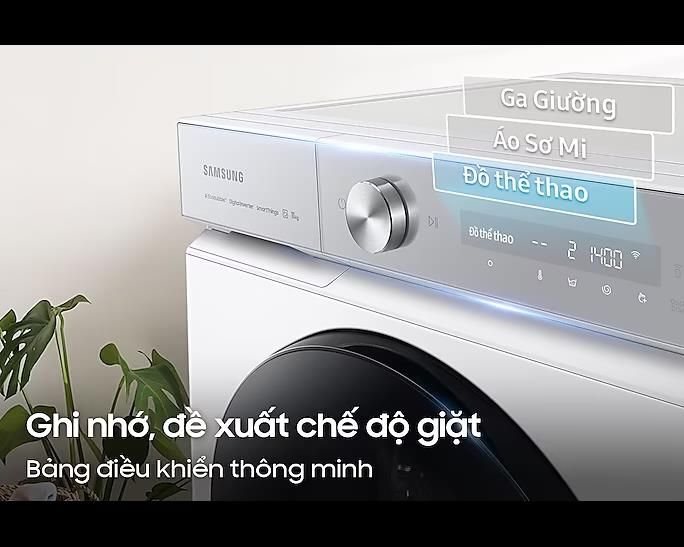 Máy giặt Samsung sở hữu nhiều công nghệ thông minh 