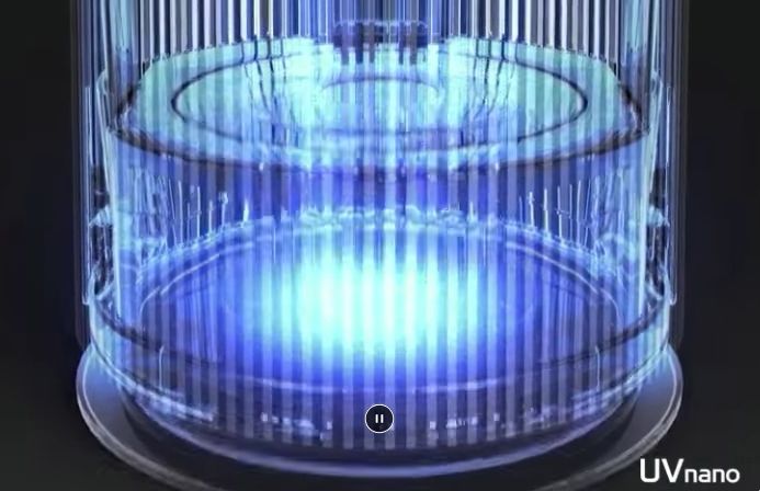 Tổng kho điều hòa, điện máy miền Bắc tại Hà Nội Công nghệ UVnano™ còn lọc bỏ 99.99% vi khuẩn bám dính trên cánh quạt