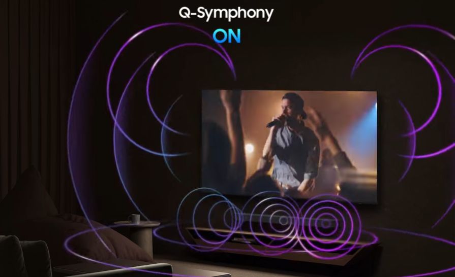 Q-Symphony là công nghệ đồng bộ loa thanh và tivi