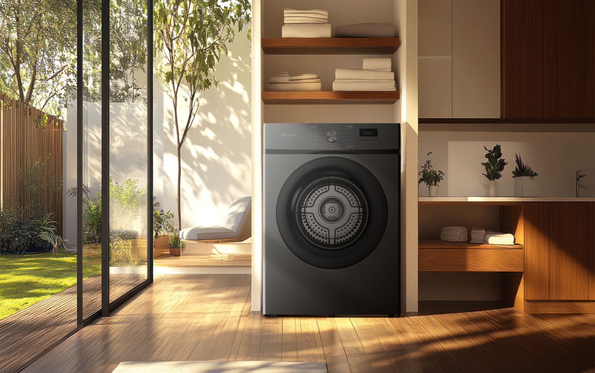 Thiết kế máy sấy Casper TD-E82VG1 sang trọng, tinh tế 