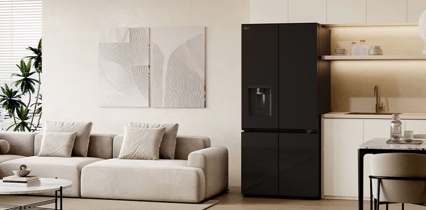 Tổng kho điều hòa, điện máy miền Bắc tại Hà Nội Tủ lạnh LG F58BGD được thiết kế với phong cách sang trọng và độc đáo,