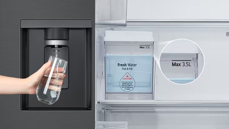 Tính năng lấy nước ngoài thông minh