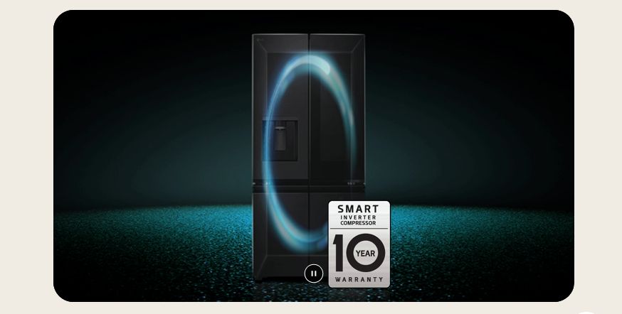Công nghệ LG Smart Inverter Compressor™ tiết kiệm điện, vận hành bền bỉ 