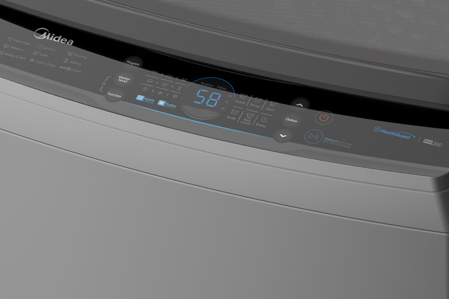 Midea MA200W105 sở hữu thiết kế hiện đại, sang trọng