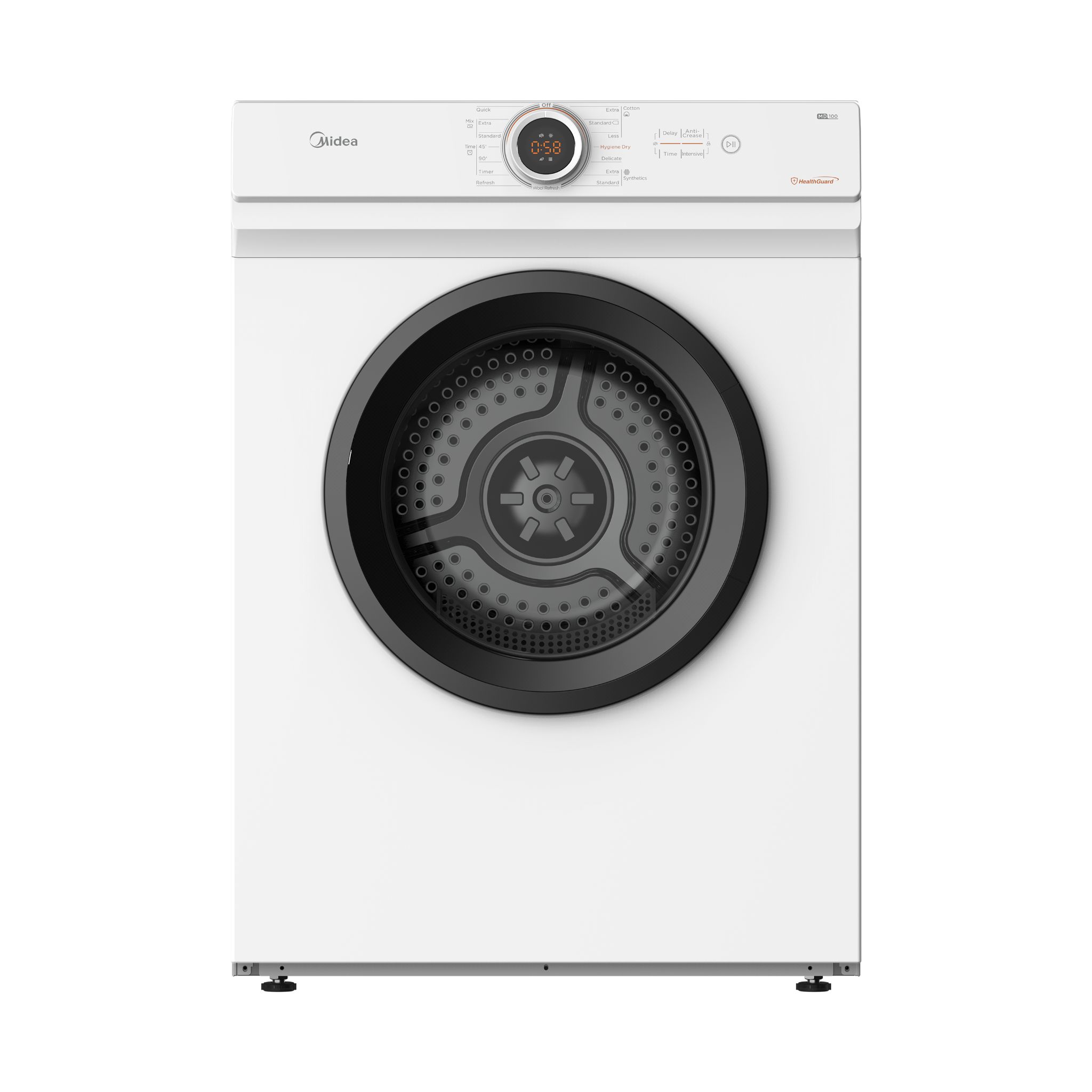 Midea MD100A70 sở hữu tone màu trắng thanh lịch và hiện đại