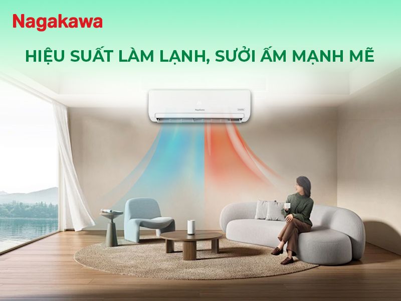 Làm mát - sưởi ấm linh hoạt, mang lại thoải mái tối ưu