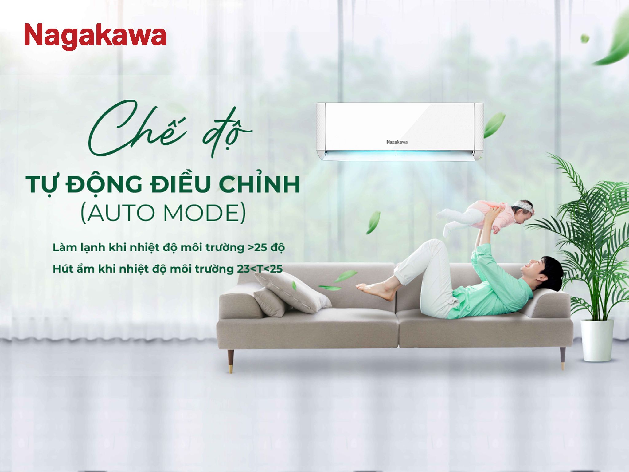 Chế độ tự động Auto Mode mang đến sự thoải mái tối ưu 
