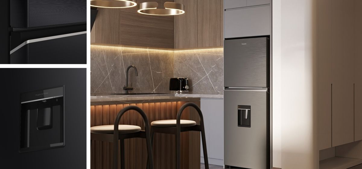 Tổng kho điều hòa, điện máy miền Bắc tại Hà Nội Panasonic NR-TV301GVKV gây ấn tượng với kiểu dáng sang trọng và hiện đại