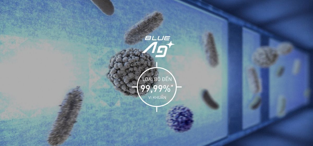 Tổng kho điều hòa, điện máy miền Bắc tại Hà Nội Công nghệ diệt khuẩn Blue Ag+