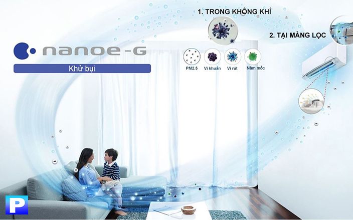 Tổng kho điều hòa, điện máy miền Bắc tại Hà Nội Panasonic được trang bị Nanoe-G / Nanoe-X