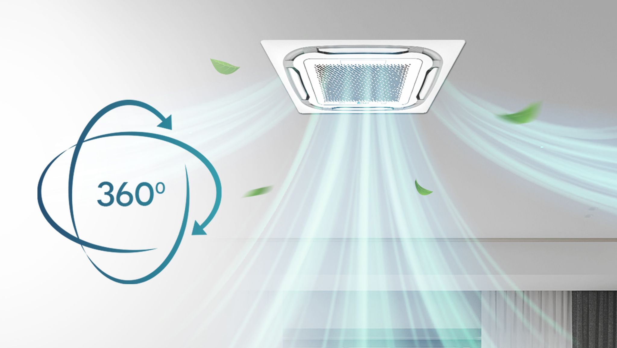 Khả năng cấp khí tươi 360 độ