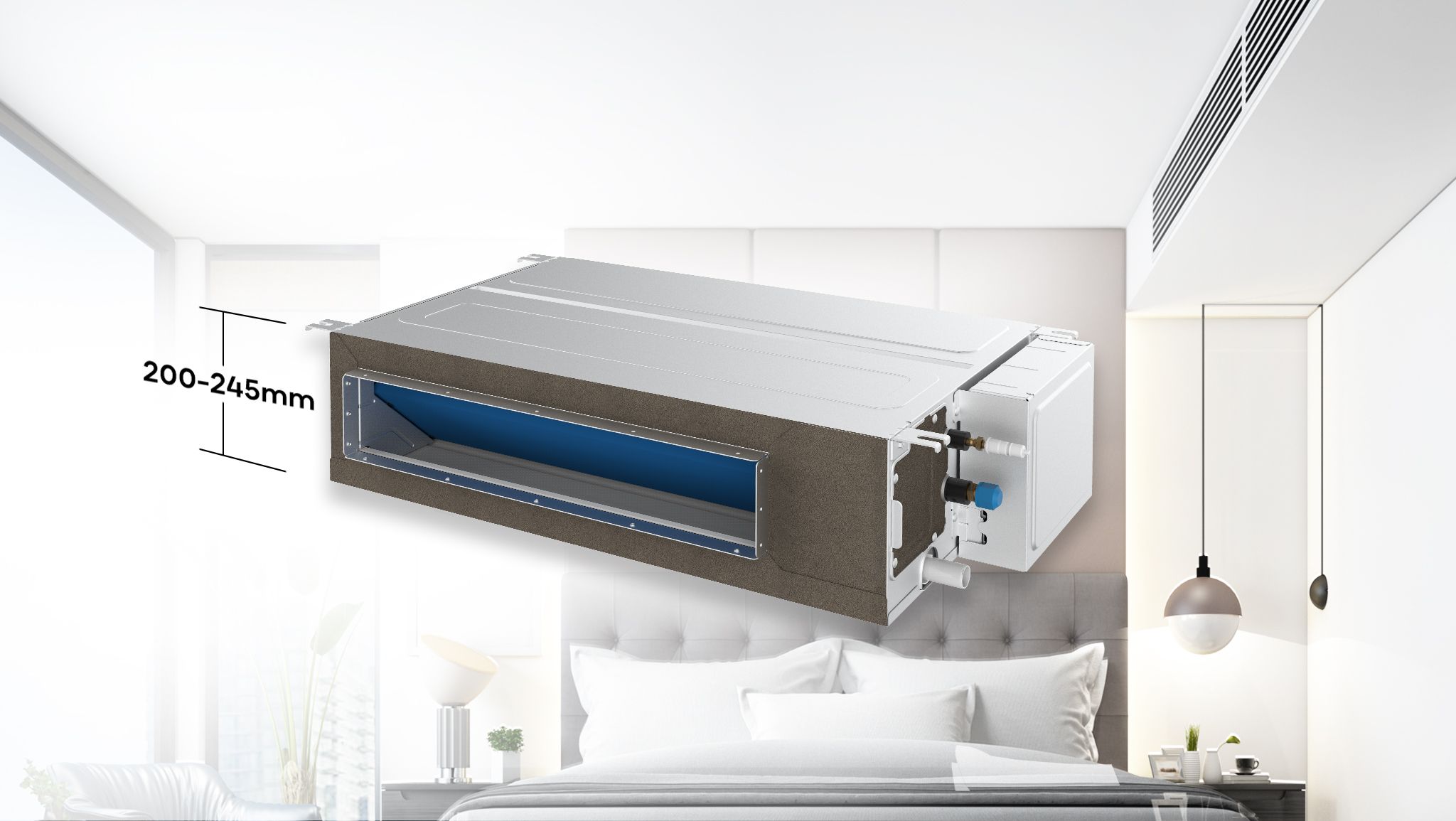 Thiết kế điều hòa Casper DC-24IS35 hiện đại, đáp ứng thẩm mỹ cao 