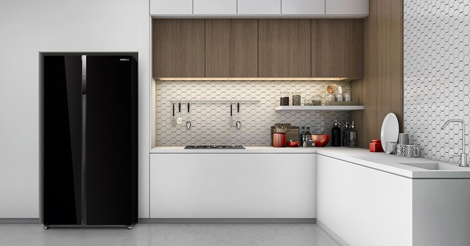 Tổng kho điều hòa, điện máy miền Bắc tại Hà Nội Thiết kế tủ lạnh Hitachi HRSN9552DGBVN sang trọng