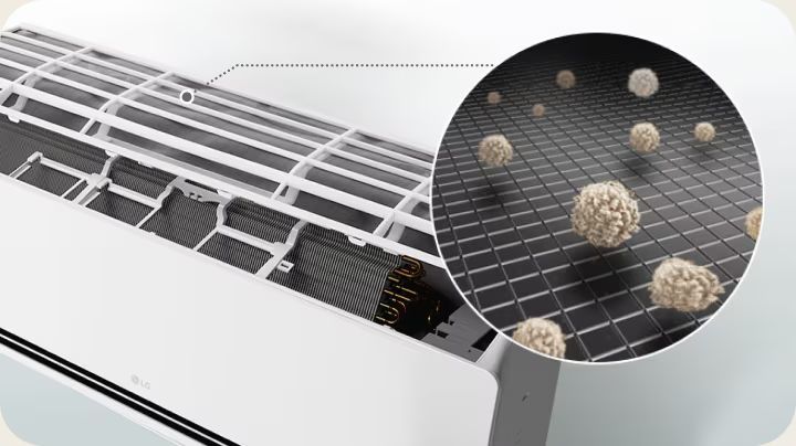 Tổng kho điều hòa, điện máy miền Bắc tại Hà Nội Màng lọc thô bắt giữ các hạt bụi có kích thước lớn hơn