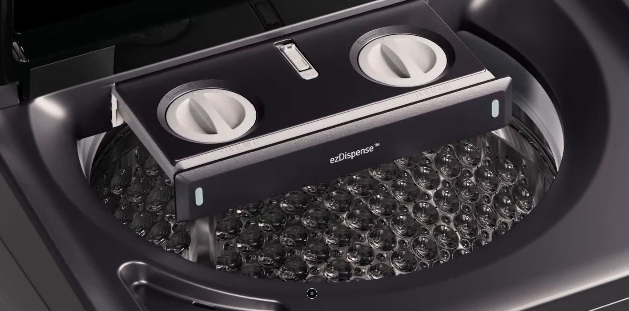 Công nghệ tự động phân bổ nước giặt xả thông minh