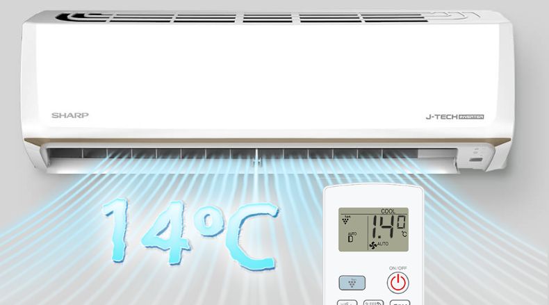 Có thể cài đặt xuống mức nhiệt độ thấp nhất là 14 độ C