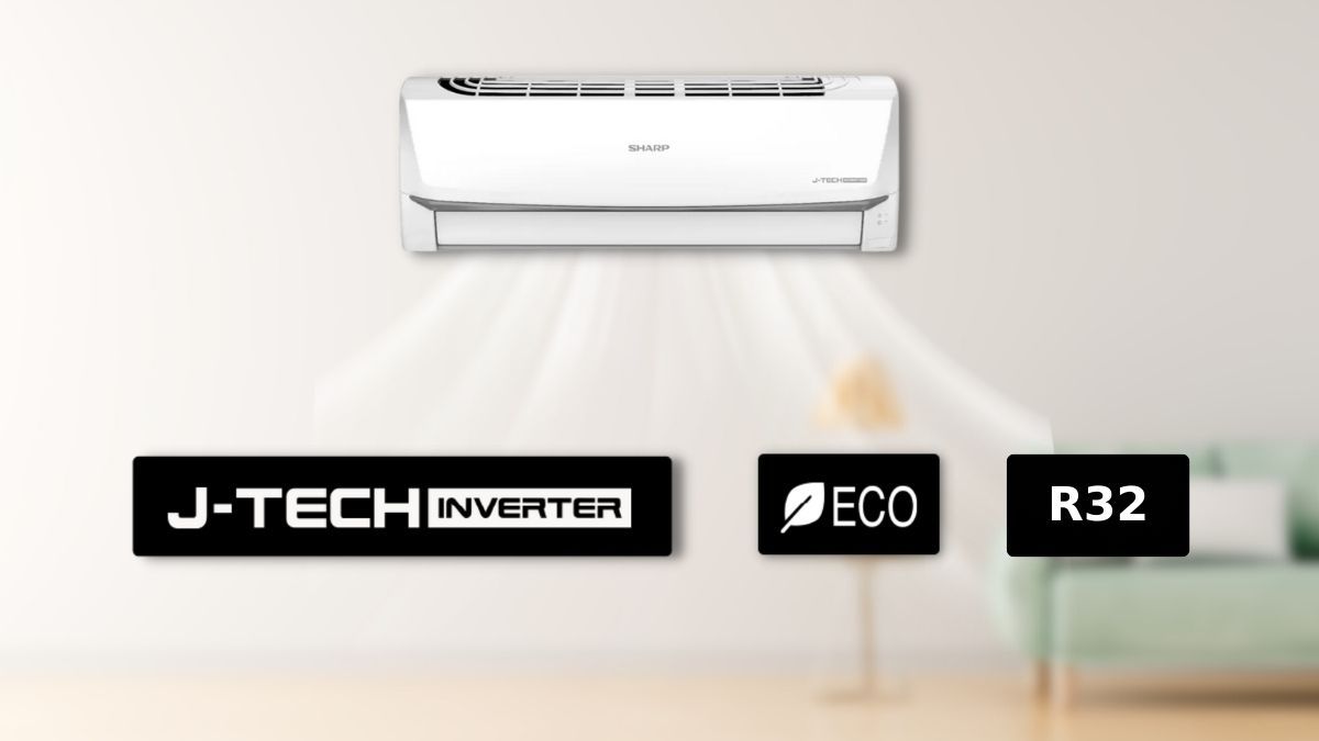 Công nghệ J-Tech Inverter kết hợp chế độ ECO tiết kiệm điện hiệu quả 