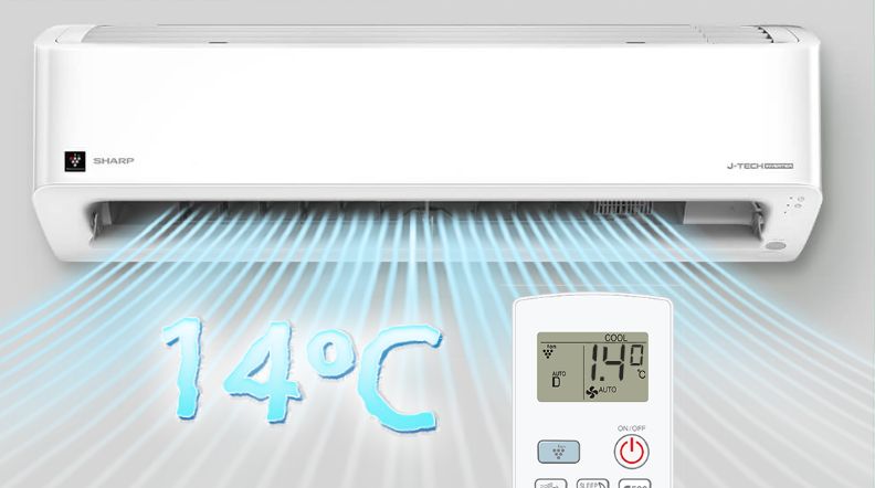 Cài đặt nhiệt độ xuống 14 độ C