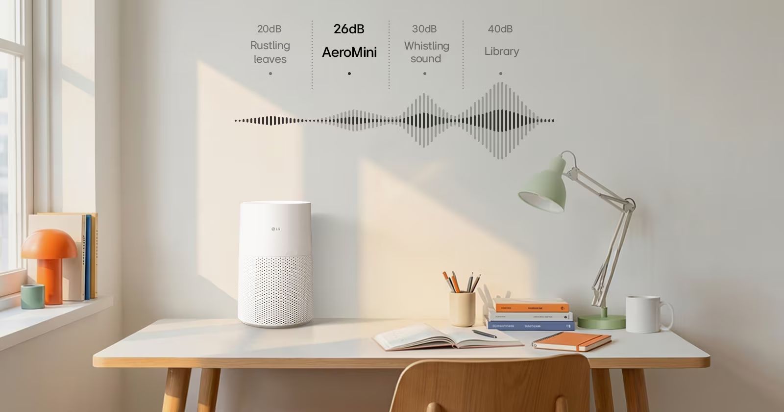 LG AS30GGW1A được thiết kế với hệ thống quạt tối ưu và cấu trúc giảm tiếng ồn