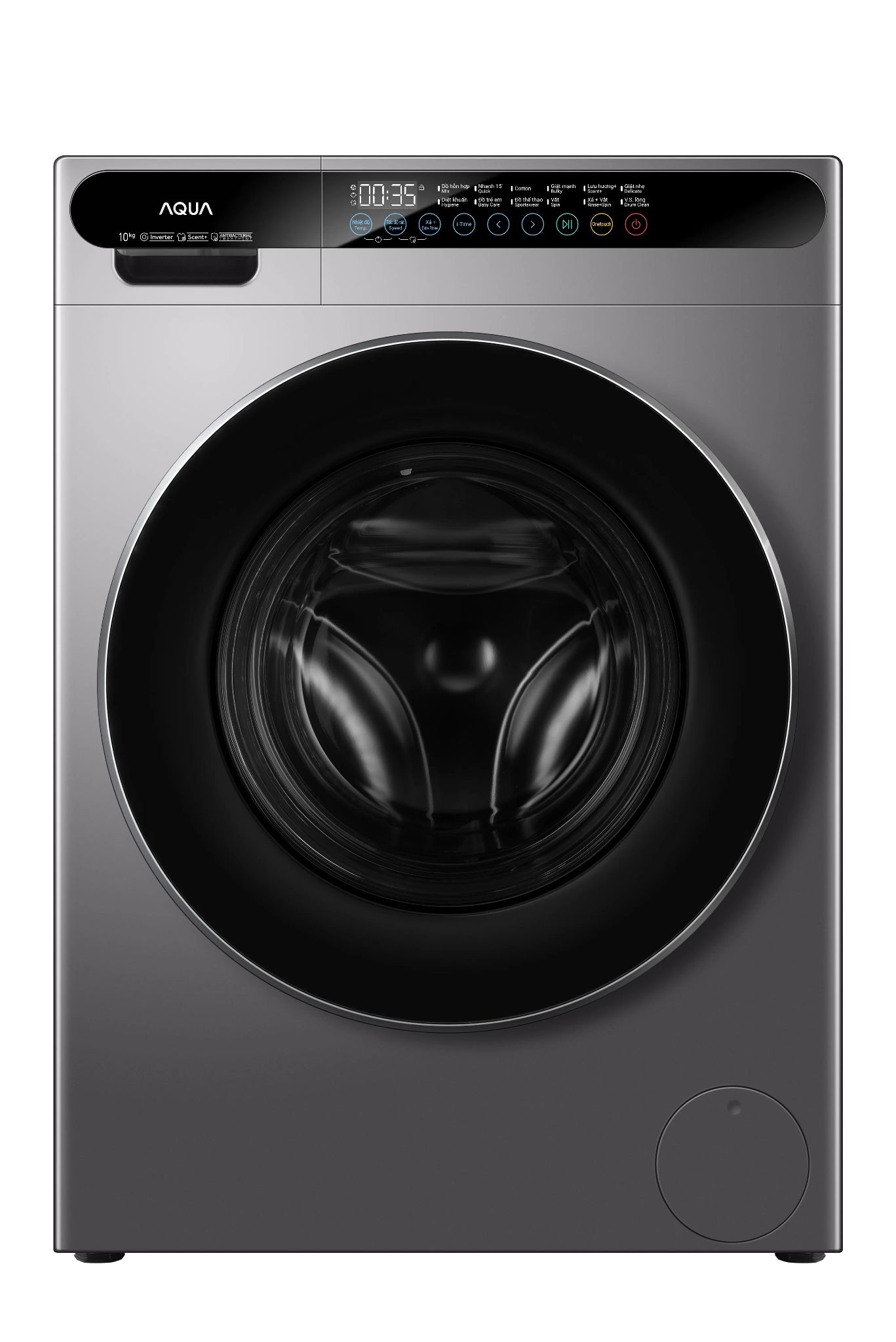 Aqua AW10-BP2533L(S8) thu hút người nhìn bởi thiết kế hiện đại và sang trọng