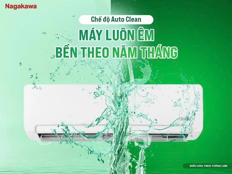 Tự động làm sạch dàn lạnh Auto Clean