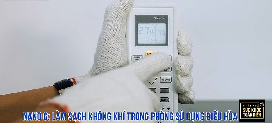 Tổng kho điều hòa, điện máy miền Bắc tại Hà Nội Chức năng làm sạch không khí nanoe - G