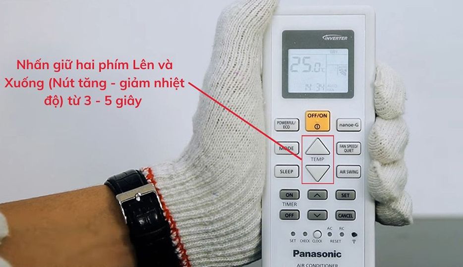 Tổng kho điều hòa, điện máy miền Bắc tại Hà Nội Điều chỉnh nhiệt độ cài đặt