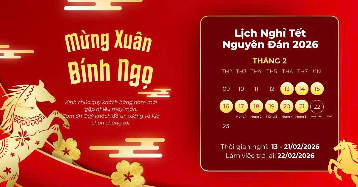Lịch nghỉ Tết 