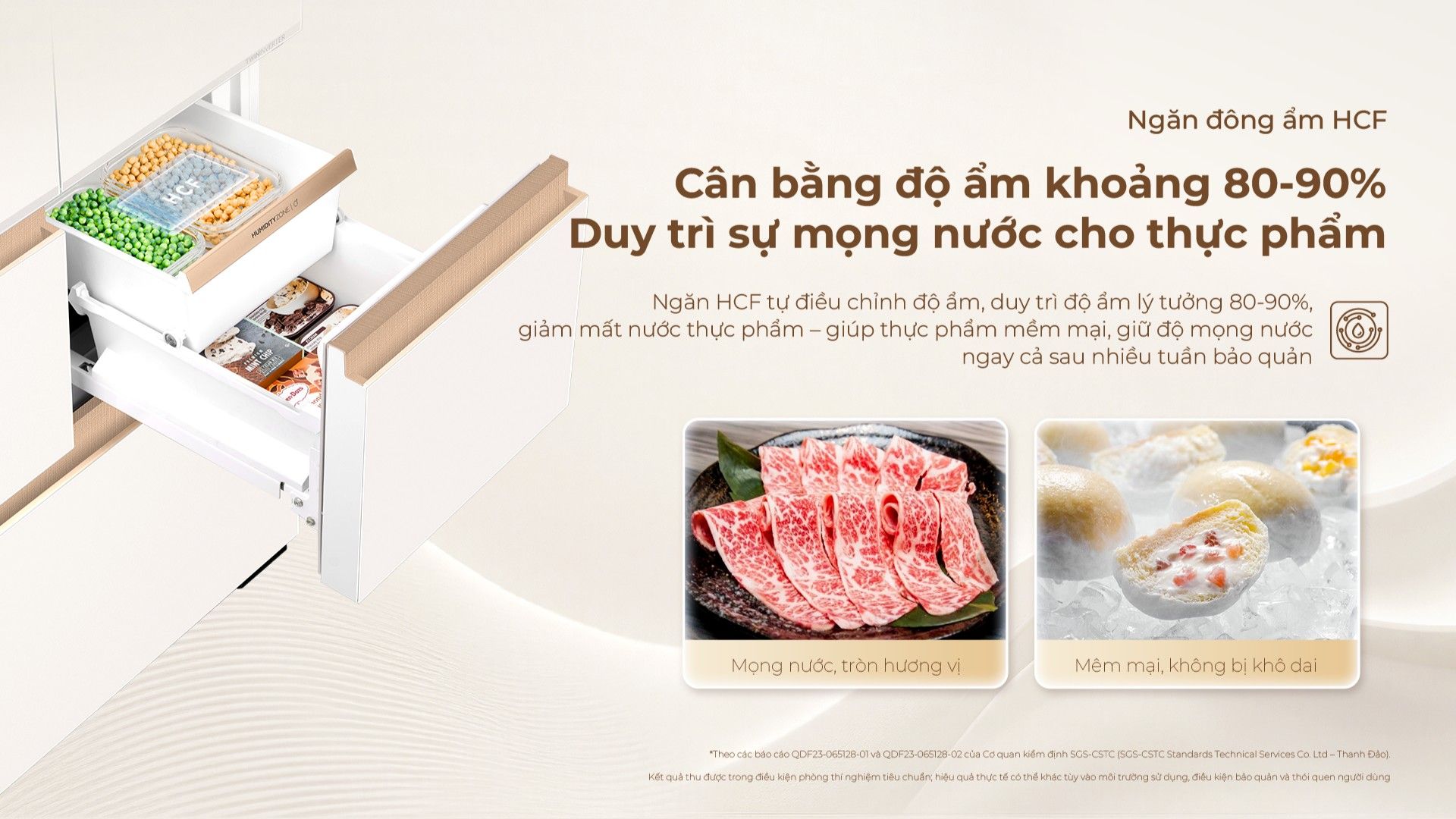 Tổng kho điều hòa, điện máy miền Bắc tại Hà Nội Ngăn đông ẩm HCF tự động điều chỉnh độ ẩm thông minh